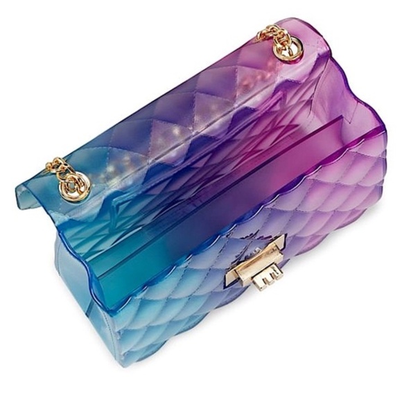 Jill & Ally Ombré Jelly Convertible Clutch/Crossbody - New with Tags - Picture 4 of 16